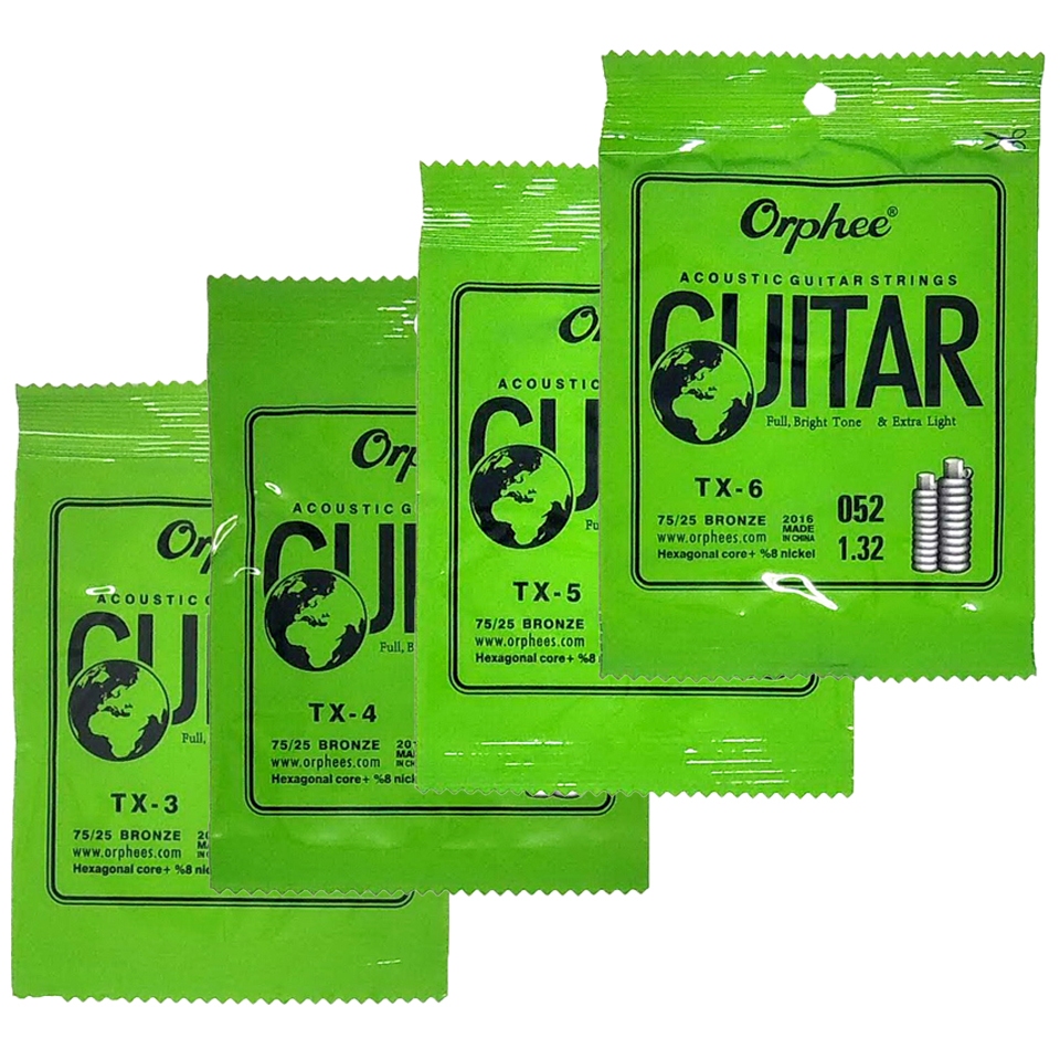 Orphee TX Single String สายกีตาร์โปร่งดั้งเดิม