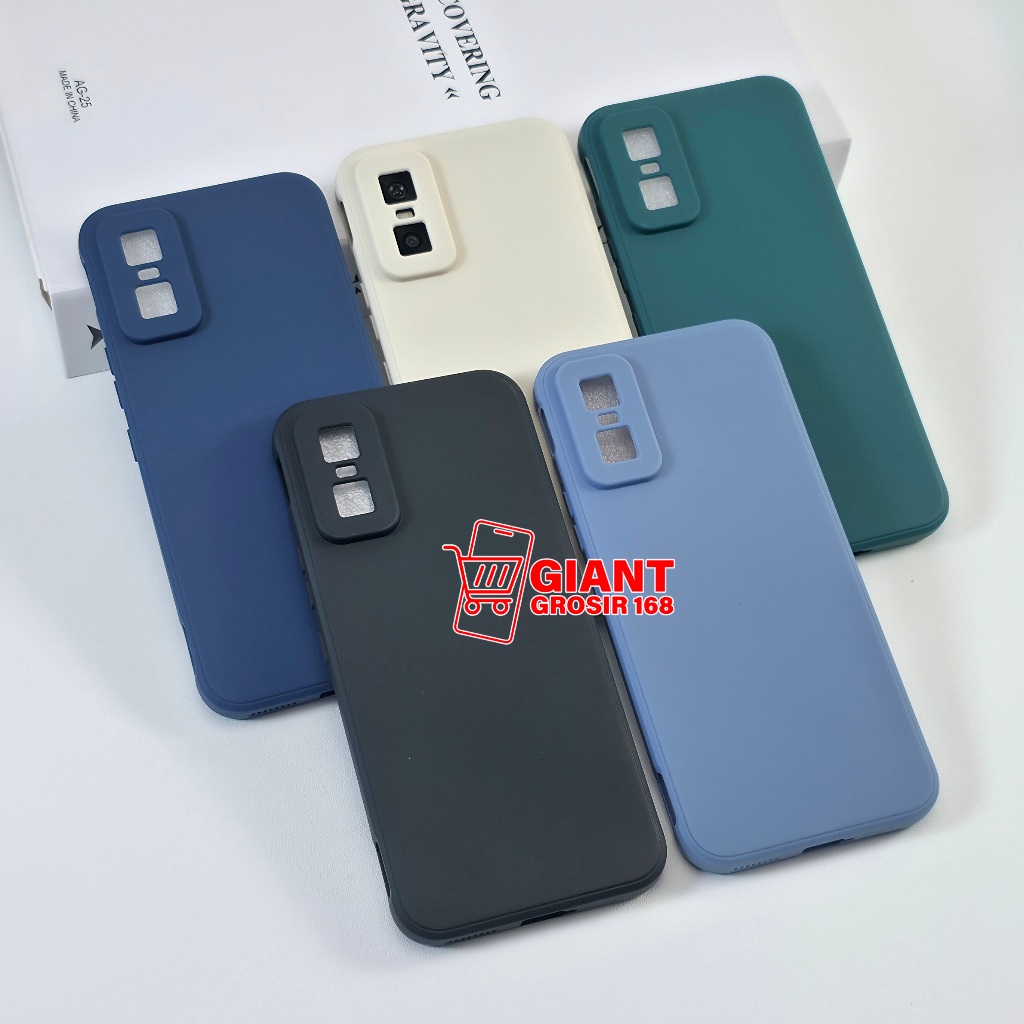 Infinix GT 30 Infinix GT 30 Pro Macaron Square Softcase Candy Macaron / Case Square Edge Infinix GT 
