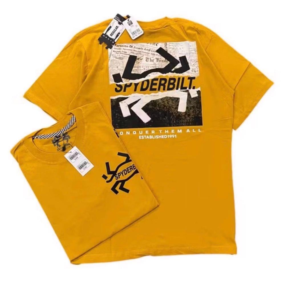 MENS T-SHIRTS, เสื้อยืด TEENAGERS, ADULTS YELLOW PREMIUM, LATEST SHORT-SLEEVED MENS TOPS