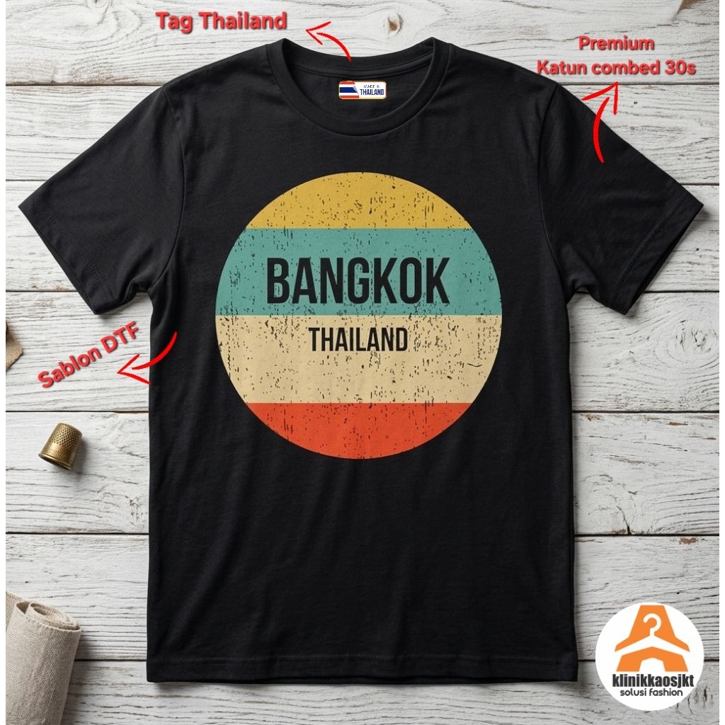 BANGKOK THAILAND เสื้อยืด MANY MODELS - THAILAND BANGKOK SOUVENIS CLOTHES
