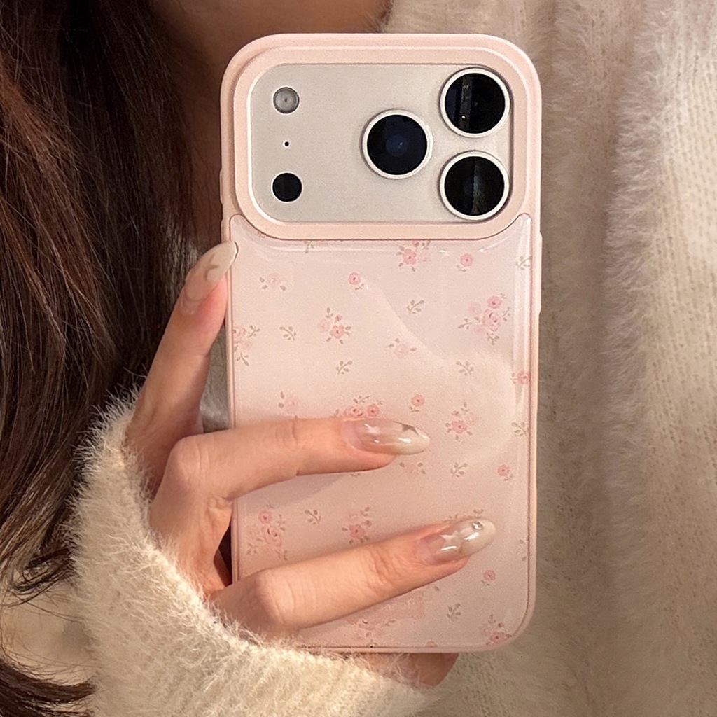 Case iphone 17 Pink Floral Powder Case iphone 17 Case iphone 17 Pro case iphone 17 Promax Casing iph