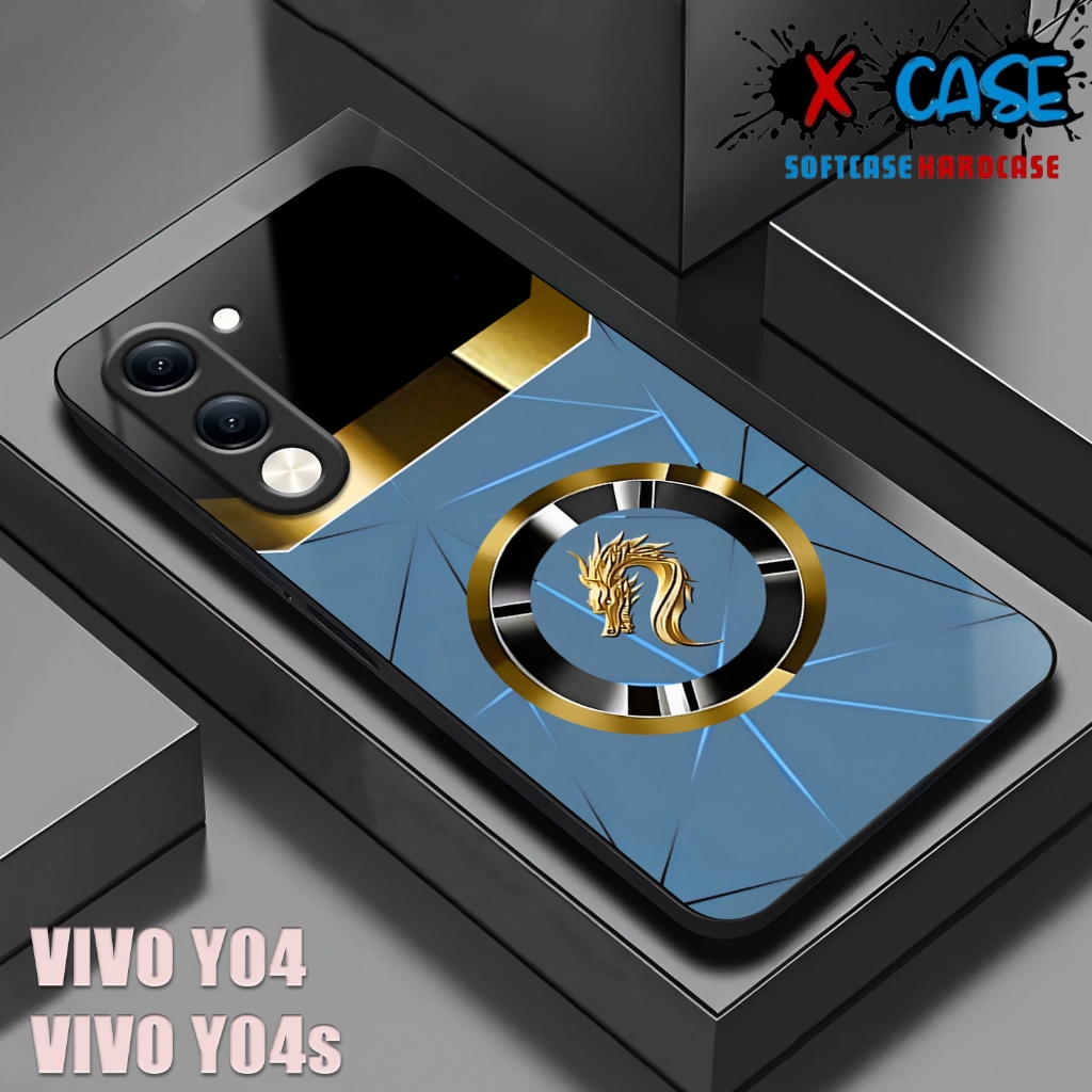HP VIVO Y04 Softcase VIVO Y04S เคสเคลือบเงาปลอกกระจกเงาตัวป้องกันโทรศัพท์อุปกรณ์เสริมโทรศัพท์