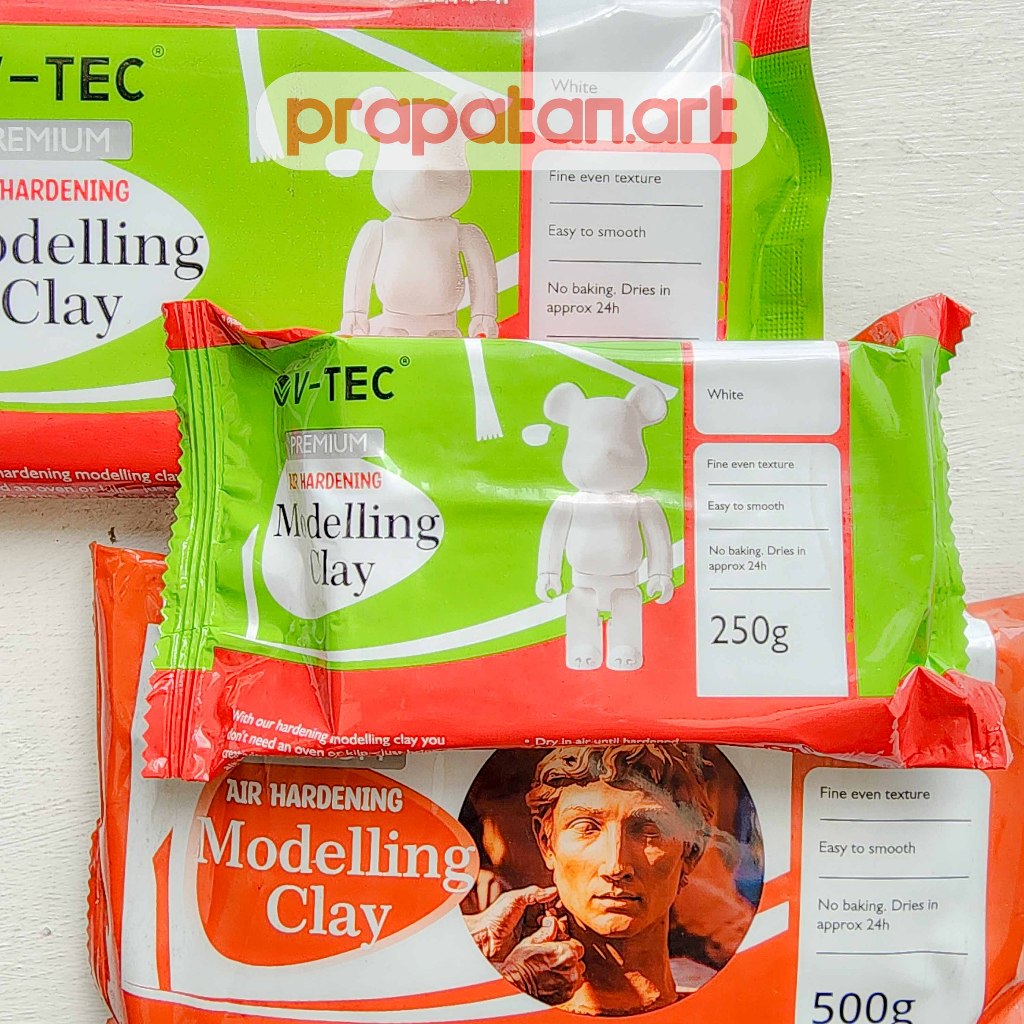 V-TEC Air Hardening Modeling Clay 250g-500g | CLAY CLAY | เครื่องปั้นดินเผา