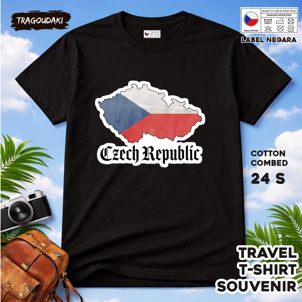 CZECH 13 SOUVENIR เสื้อยืดพร้อมแท็ก ASAL CZECH COTTON 24S SOUVENIR ของขวัญพรีเมี่ยม