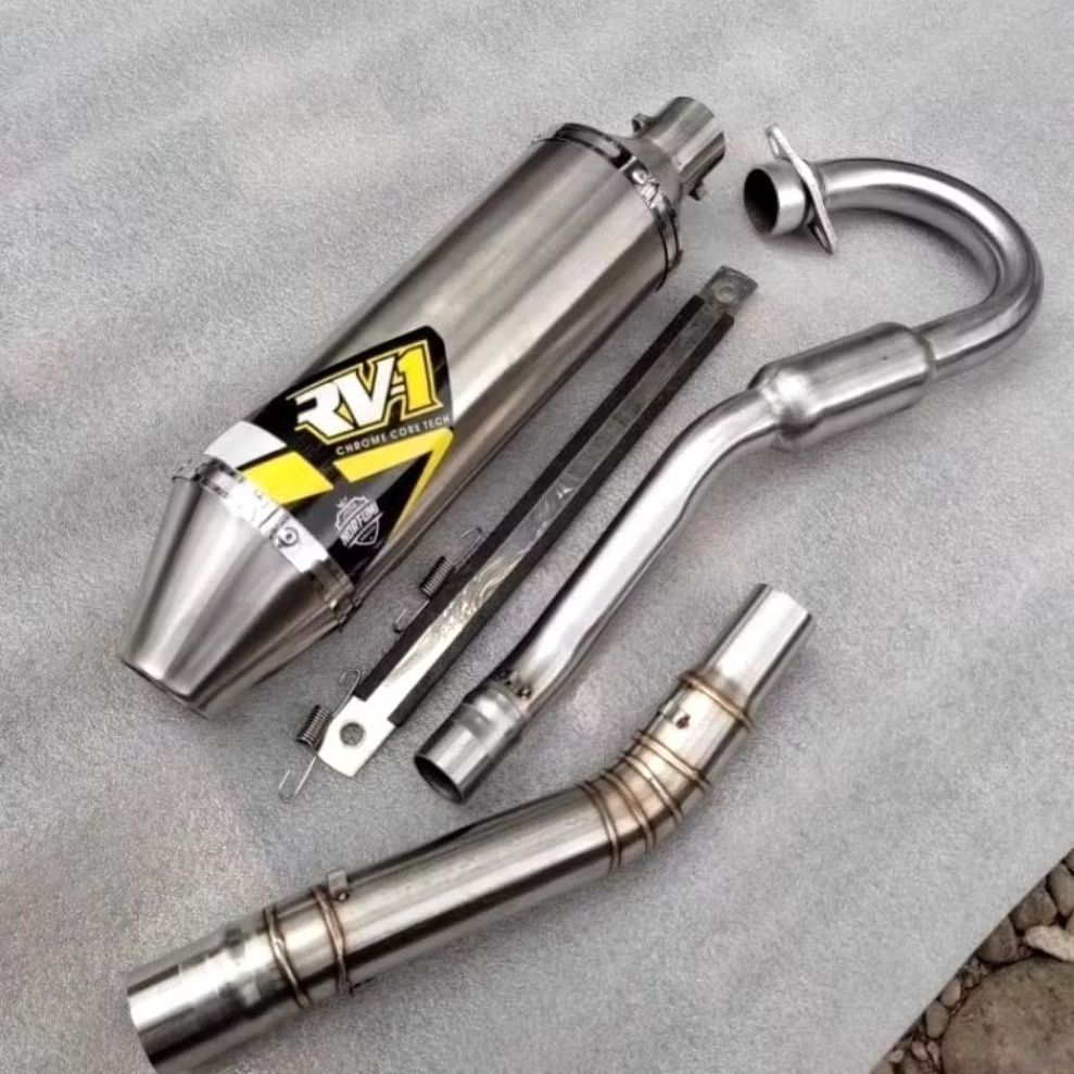 Norifumi RV1 สีเหลืองแข่งไอเสีย 1 ชุดเปิดท่อสําหรับ klx150 msx125 ksr110 xtz125 crf150 wr150 xr150