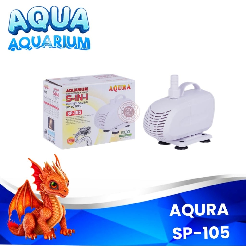 AQURA ปลา POND PUMP SP 105 ปั๊มน้ํา SP 105