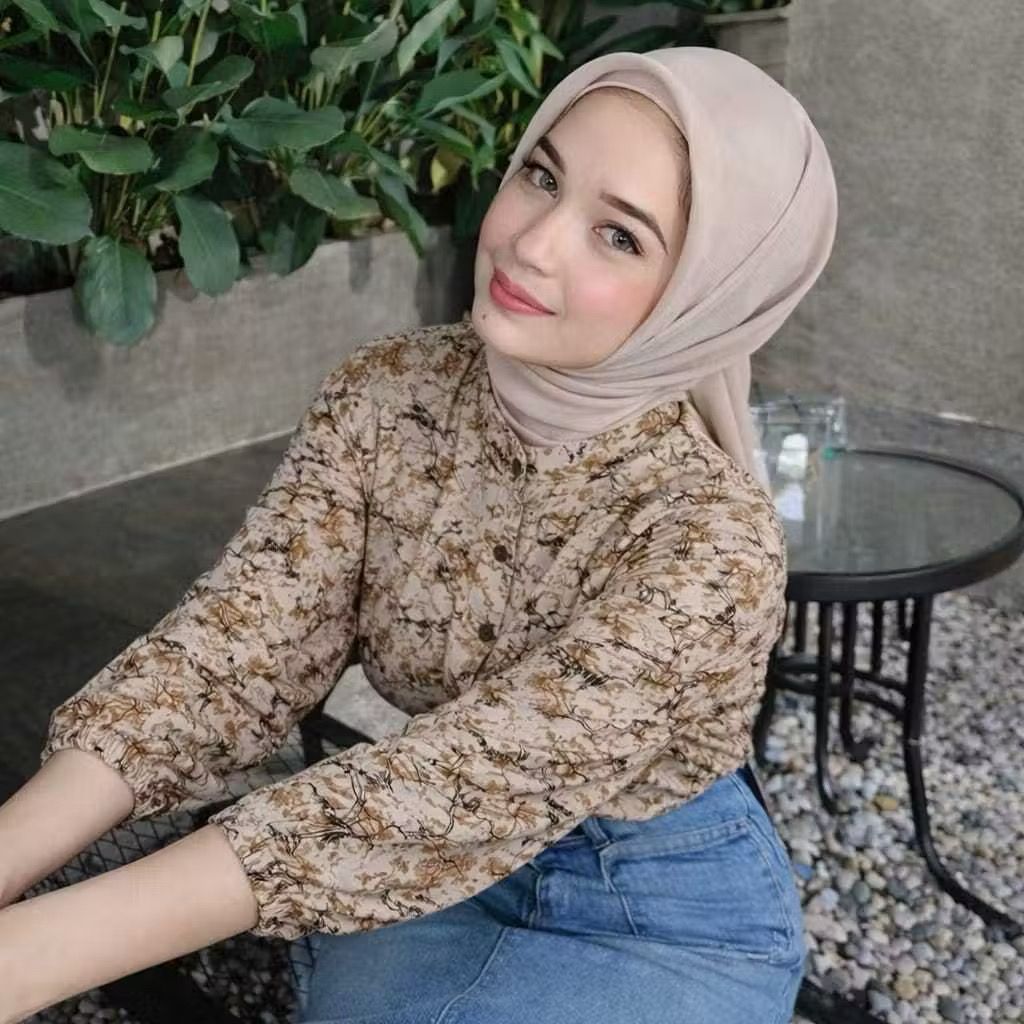 KEMEJA CELOSIA JUMBO RAYON SHIRT L XL // BUTTON SHIRT // MOTIF SHIRT // BIG SIZE // TOP // เสื้อเชิ้