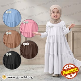 KATUN เสื้อมุสลิม Abaya ชุดสําหรับเด็กผู้หญิง 1-16 ปี & ผู้ใ…