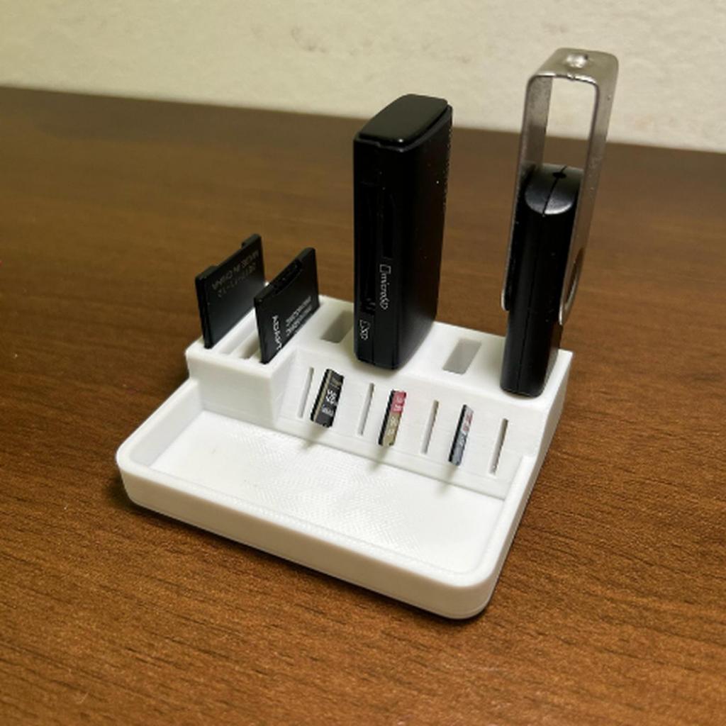 หน่วยความจํา USB, การ์ด SD, และที่วางโทรศัพท์ Micro SD พร้อมถาด
