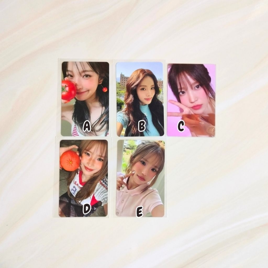 Fromis9 Photocard Official Saerom Hayoung Gyuri Jiyon jisun seoyeon chaeyoung nagyung jiheon pc off 