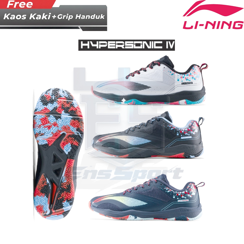 Lining Hypersonic 4 และ Hypersonic 3 รองเท้าแบดมินตัน Lining Hypesonic IV รองเท้าแบดมินตัน