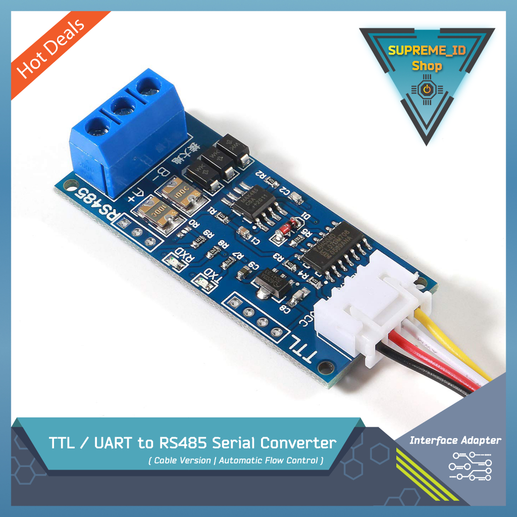 UART / TTL ถึง RS485 | RS485 ถึง TTL/UART MCU Microcontroller Serial Port โมดูลควบคุมการไหลอัตโนมัติ