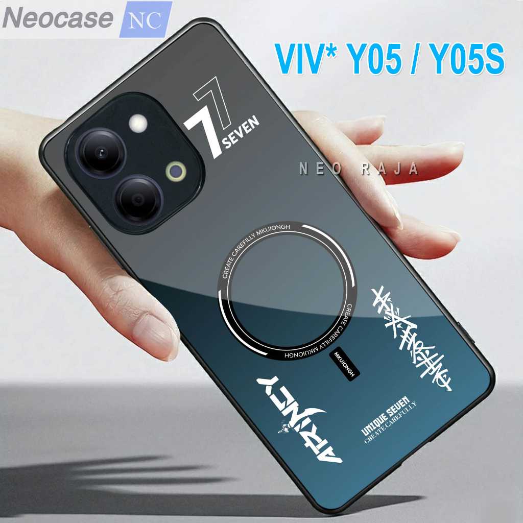 SoftCase Glass Kaca VIVO Y05 / Y05S - Casing HP VIVO Y05 / Y05S Case HP Y05 - N212