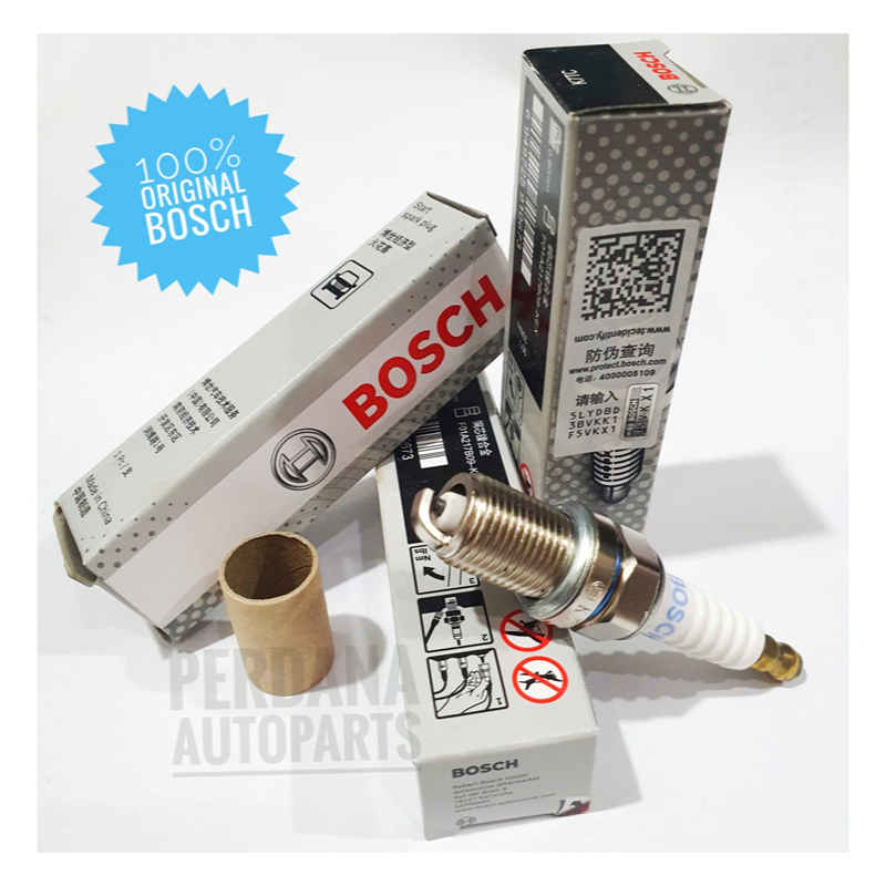 หัวเทียนสําหรับ Brio, Mobilio, Cortez 1.8, Corolla, Corona, APV, Aerio ของแท้ BOSCH K7TC / F7DC 100%