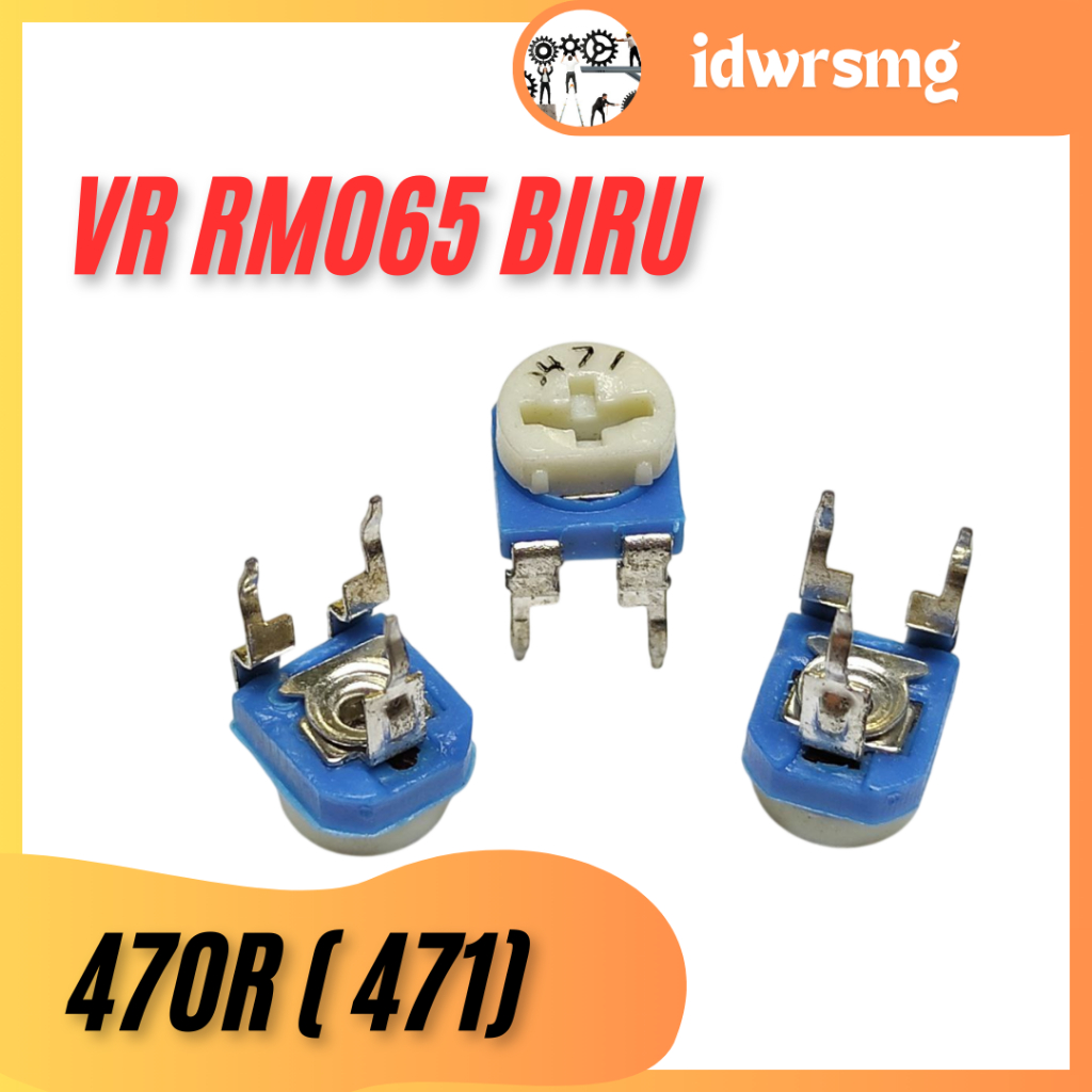 470 โอห์ม 470ohm 470R 471 Trimpot Variable Resistor VR RM065 RM-065 470r