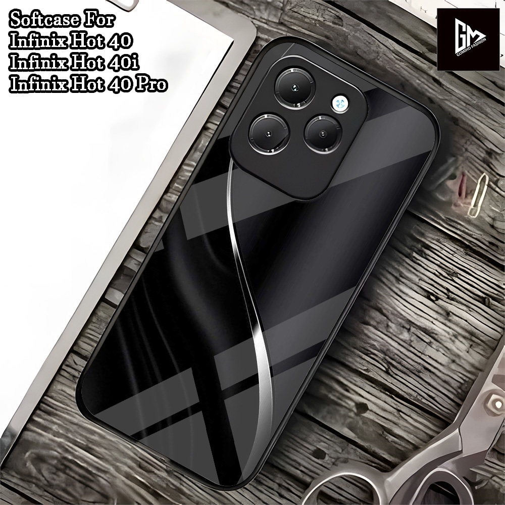 ( 006 ) Softcase Glass Kaca Infinix Hot 40 Infinix Hot 40 Pro Infinix Hot 40i ล่าสุด 2024 Case Infin