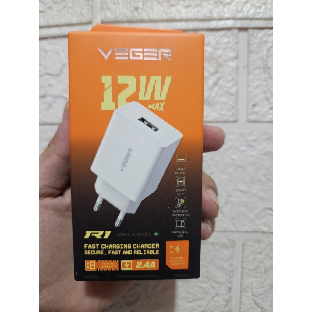 หัวชาร์จ veger ของแท้ 12W