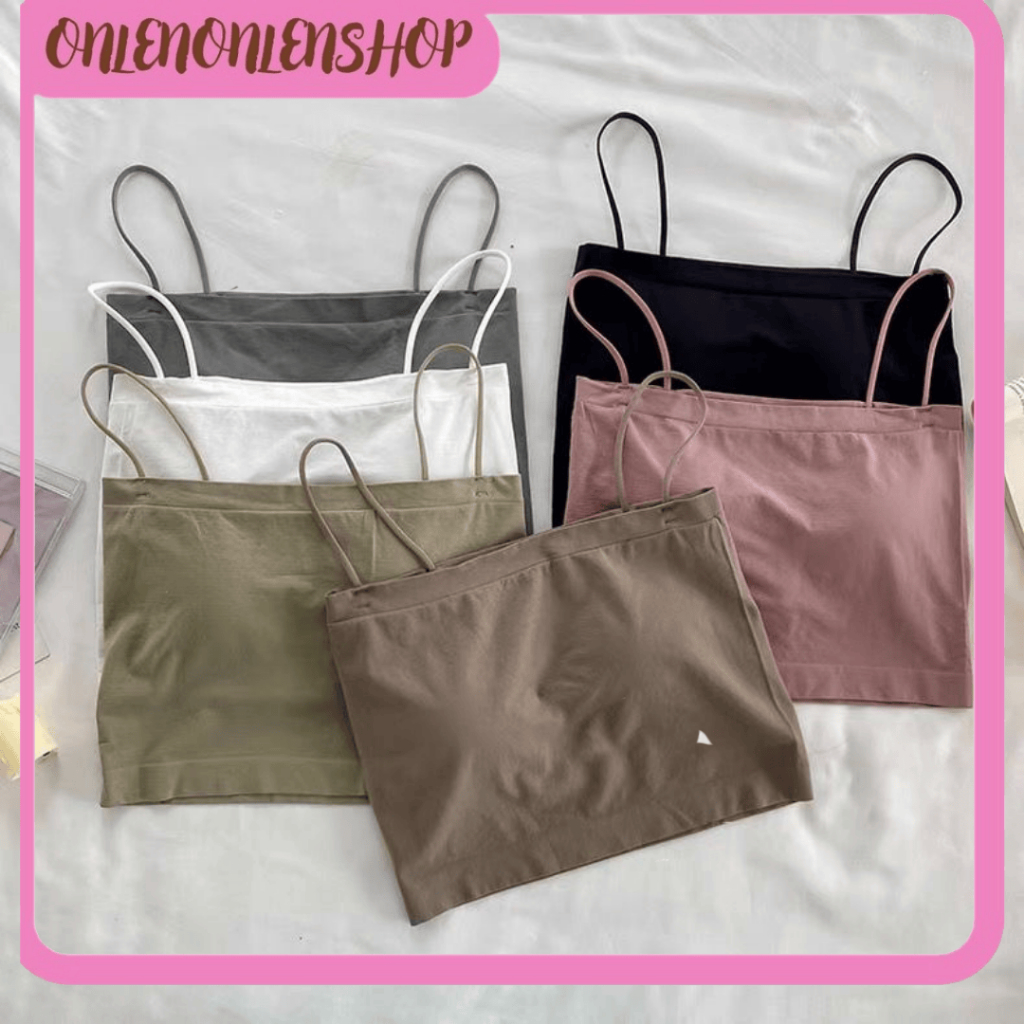 แฟชั่นสตรีเสื้อกล้ามแขนกุดธรรมดา Bra Elastic Underwire OOS B513