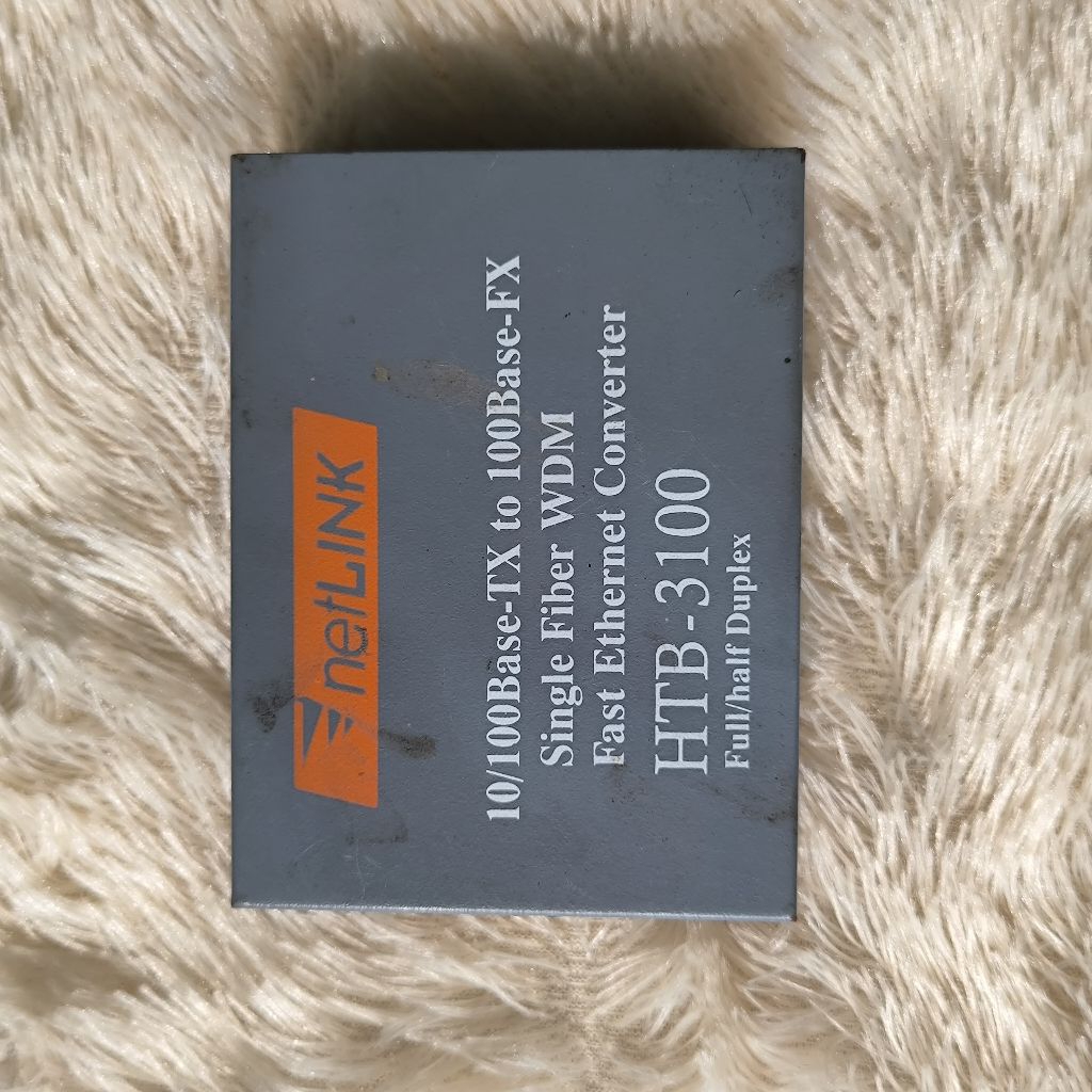 NETLINK HTB 3100 Fiber Optical Media Converter RJ45 20KM 10/100M / Netlink HTB3100 Fiber Optic Media