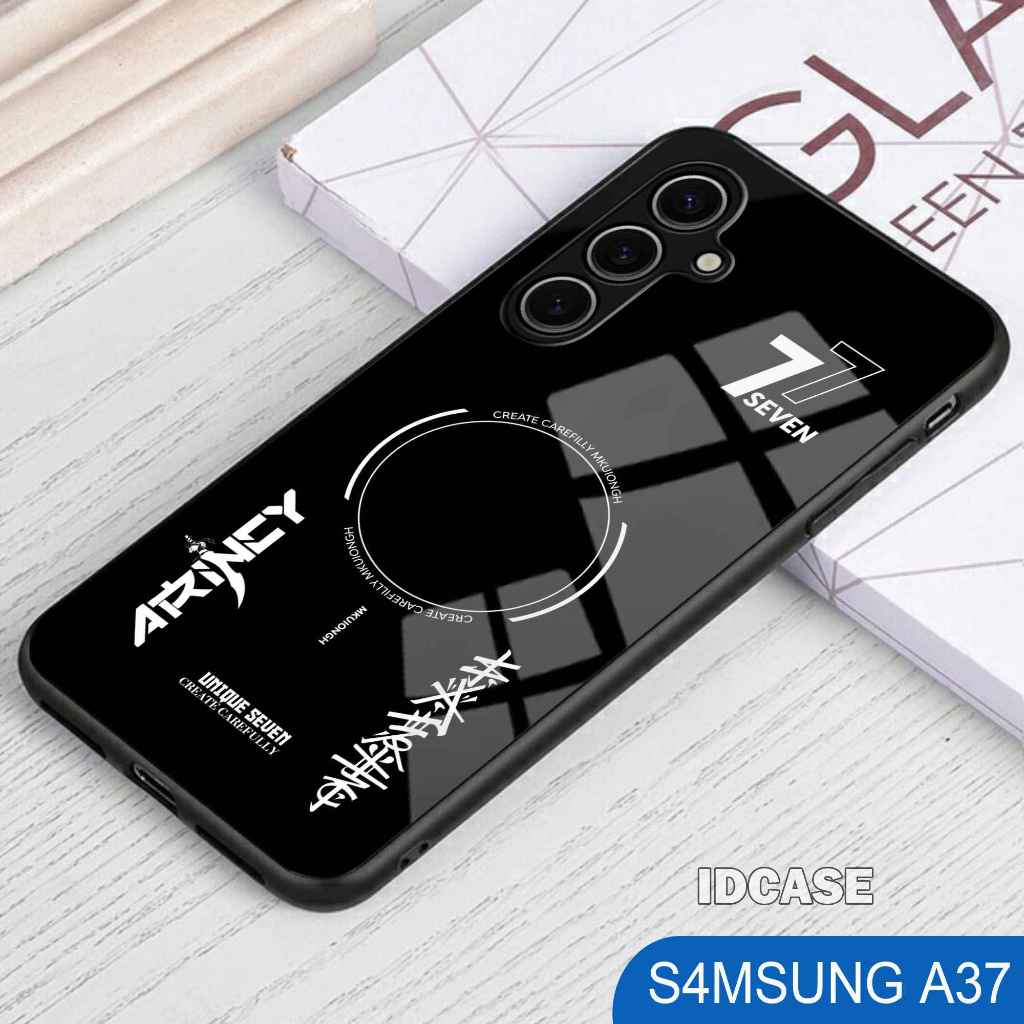 HP Samsung A37 Glitter Glass Softcase - เคสโทรศัพท์ Samsung A37 - K91