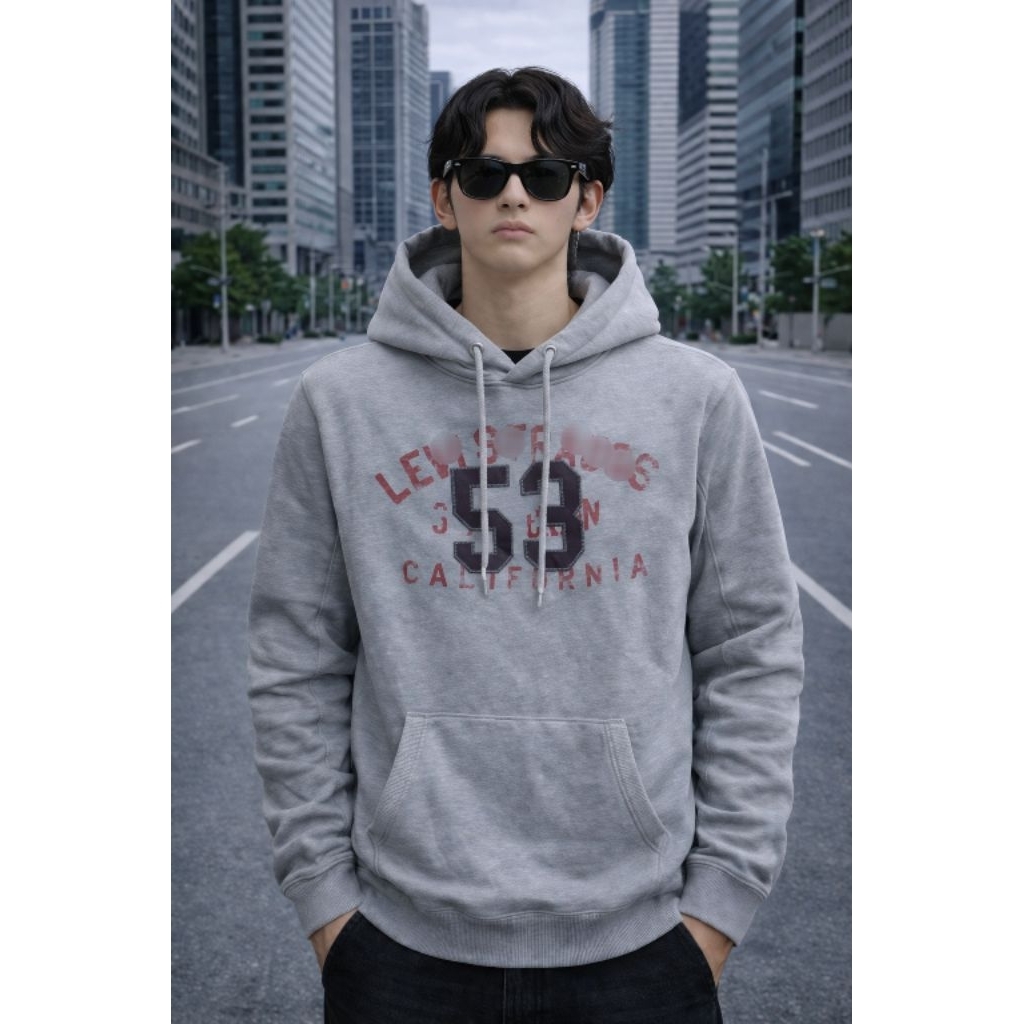 (VTG) เสื้อฮู้ด L*VIS 0R1 ไซส์ L(P73 x L55)