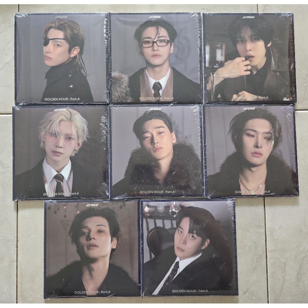 ATEEZ DIGIPACK ALBUM GOLDEN HOUR PART 4 (SELED)
