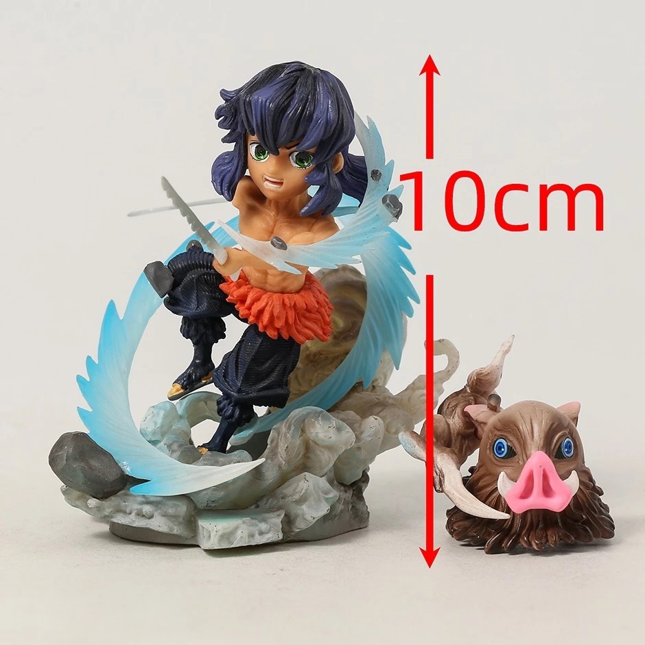 Action Figure Kimetsu No Yaiba Demon Slayer Tanjiro Inosuke