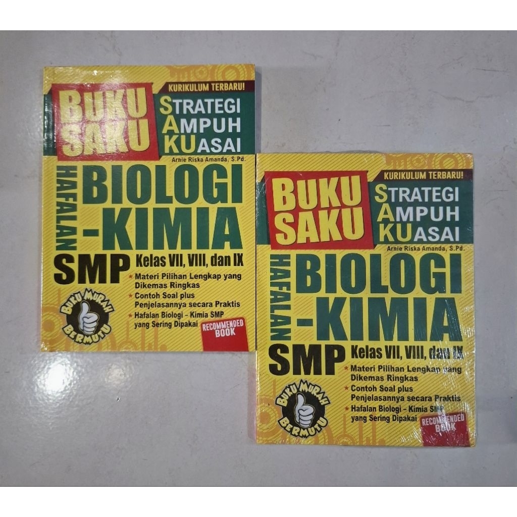TEXTBOOK / POCKET BOOK / EFFECTIVE STRATEGY ถึง MASTER BIOLOGY MEMORIZATION OF SMP / GRADE VII VIII 