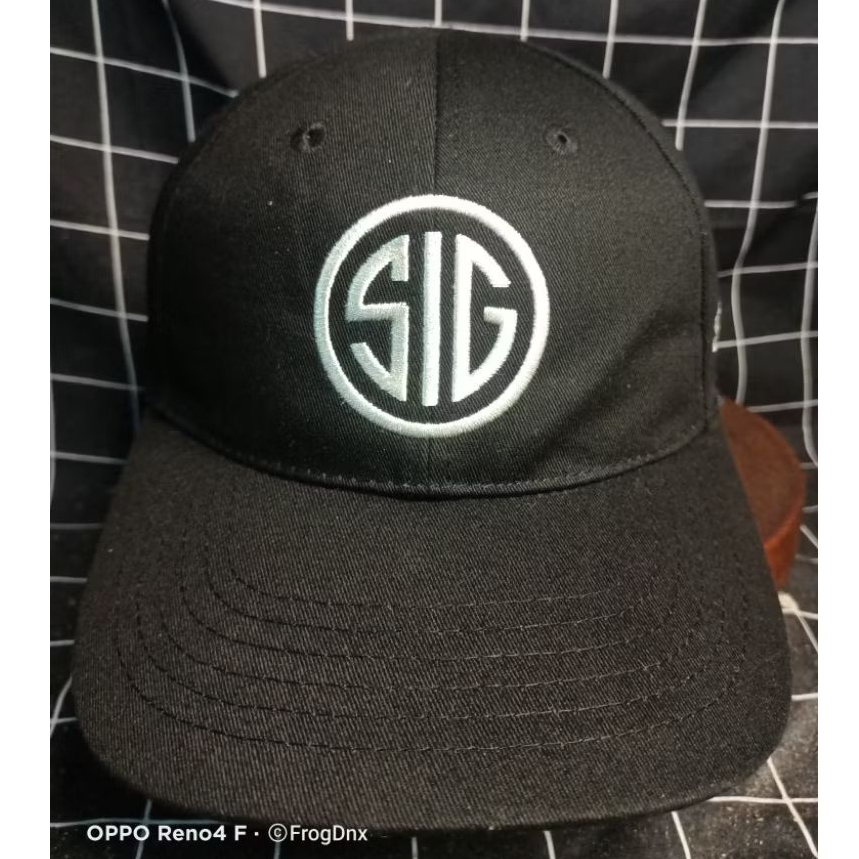 SIG-Sauer-หมวกสีดําเข้ม