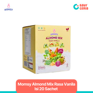 Momsy Almond Mix Rasa Vanila (Isi 20 Sachet)