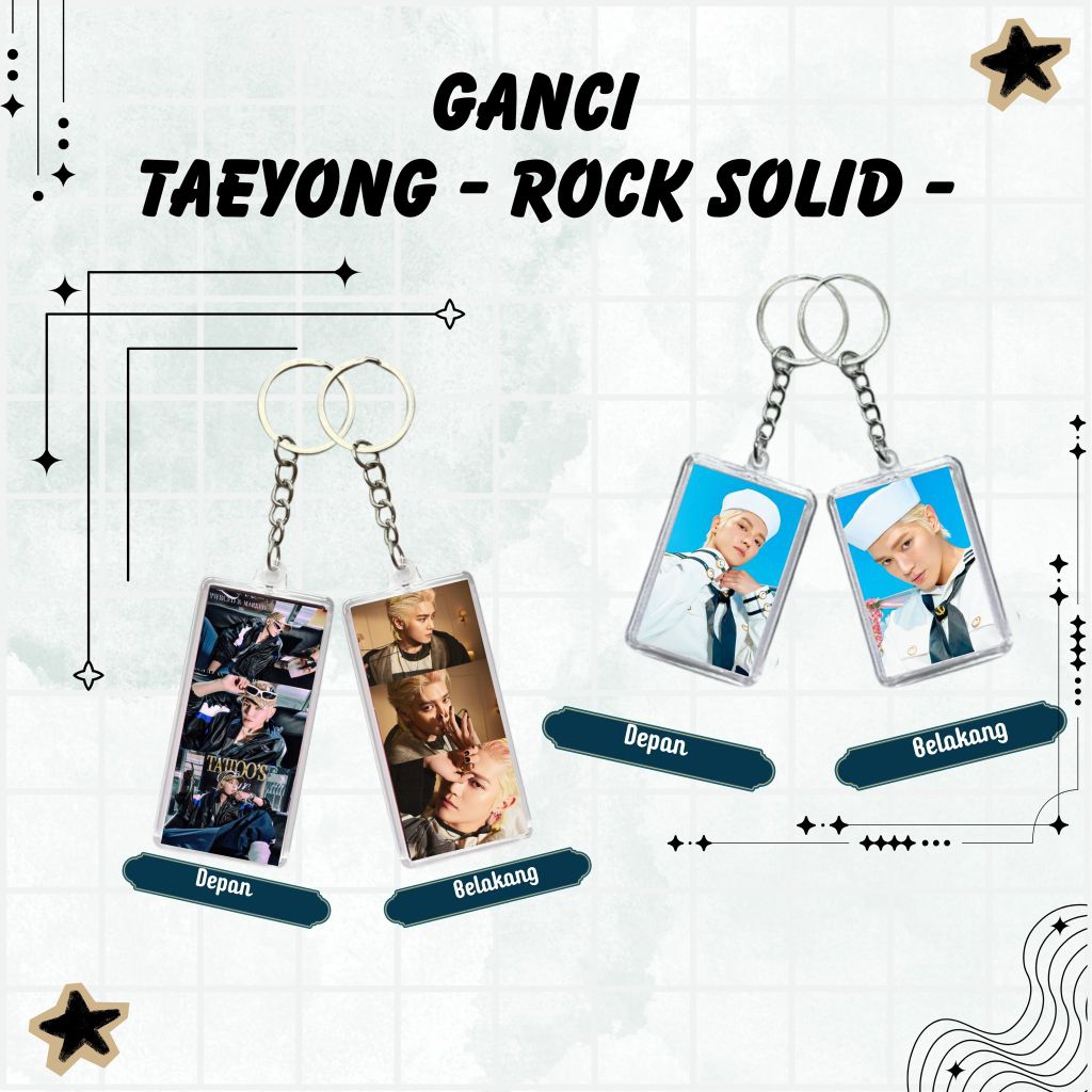 PHOTOSTRIP TAEYONG ROCK SOLID KEYCHAIN
