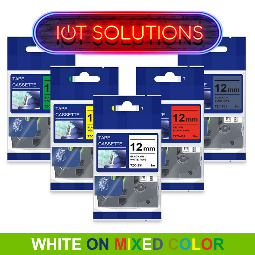 เทปฉลาก TZE211 6mm 8m TZe-111 TZe-211 TZe-311 TZe-511 TZe-611 TZe-711 TZe-811 TZe-M911 Ptouch PTH110