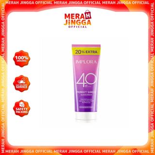 Implora Perfect Shield Sunscreen Spf40 PA++++ 50ml | Merah Jingga Official