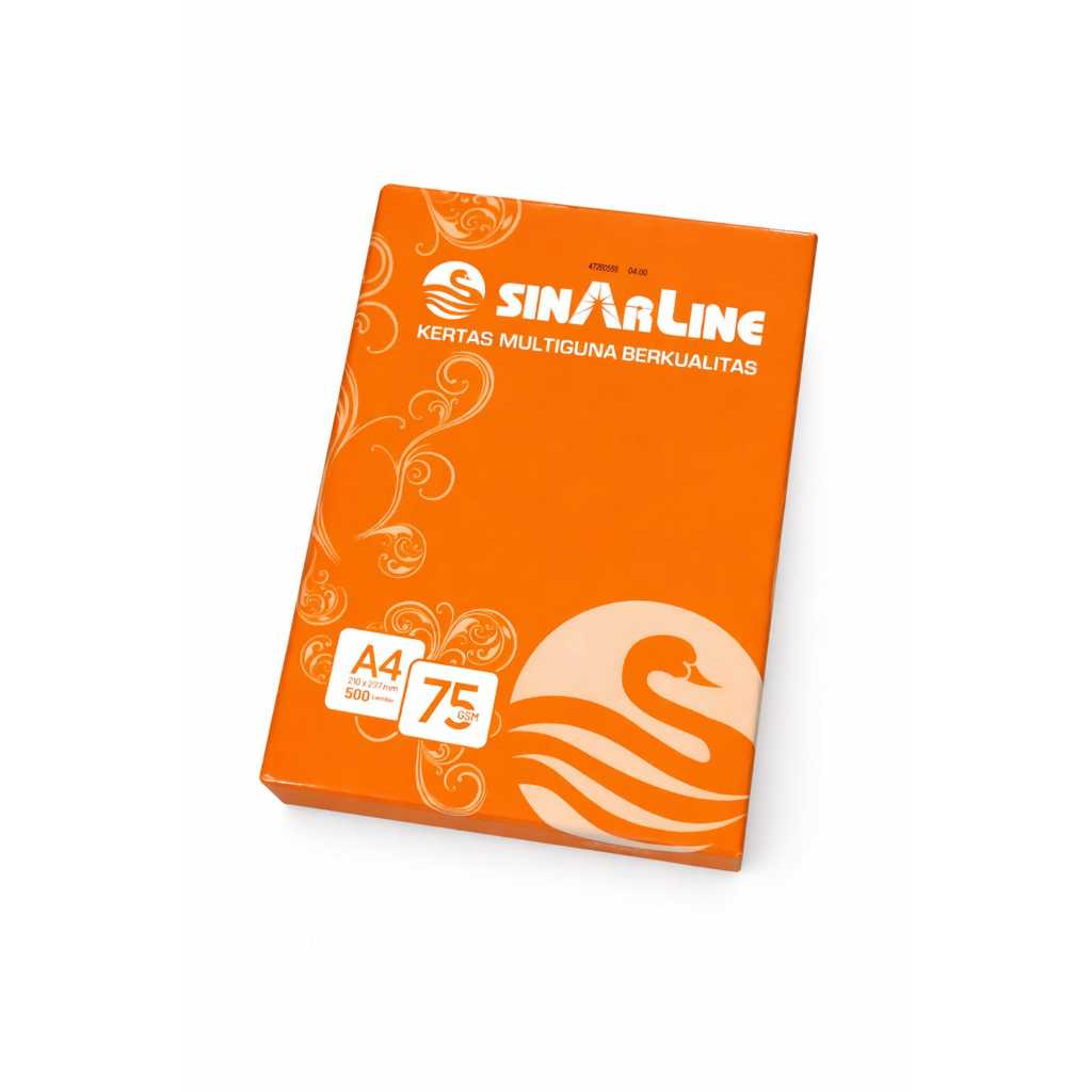 กระดาษ SINARLINE 75 A4 HVS กระดาษ 1 รีม 500 แผ่น