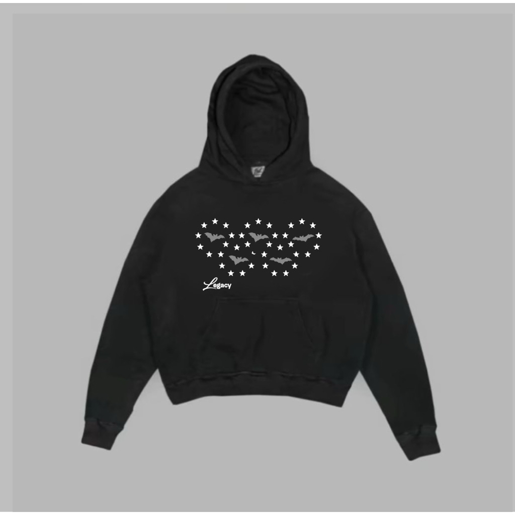 FAILOFFICIAL HOODIE BOXY - SMALL STAR LGCY SCREEN PRINTING PUFF INK FOAMING