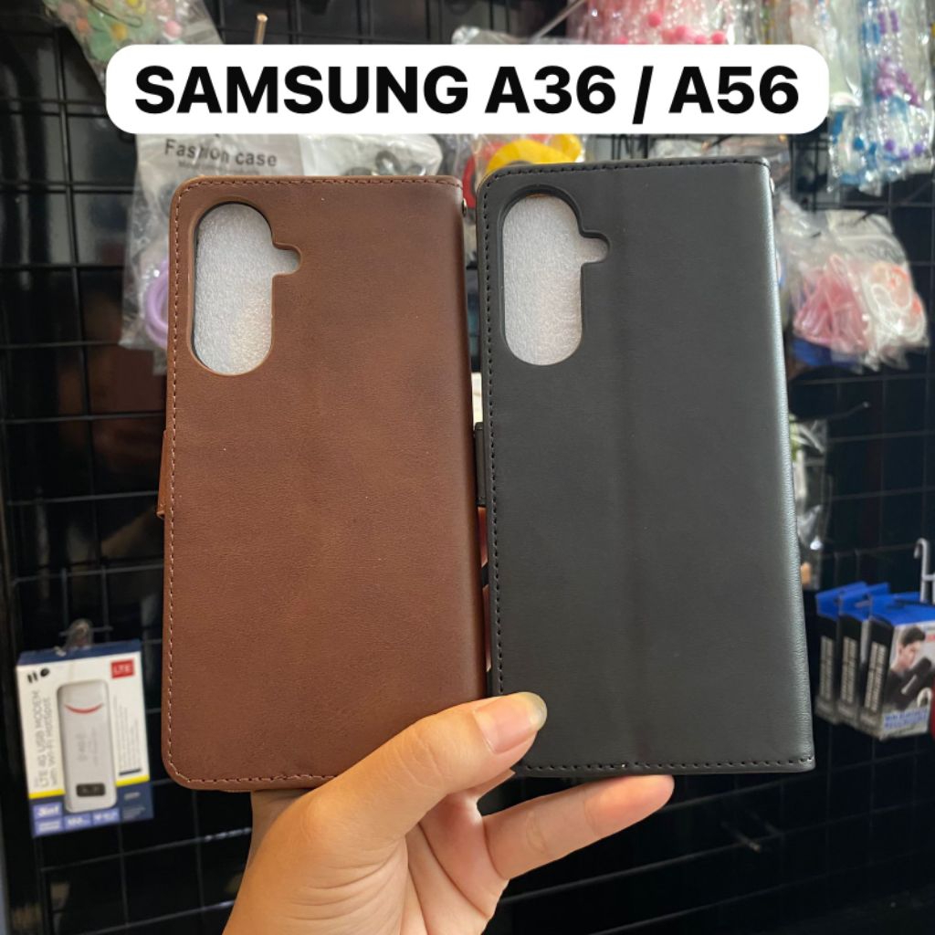 SAMSUNG A36 / A56 LEATHER FOLDING WALLET CASE