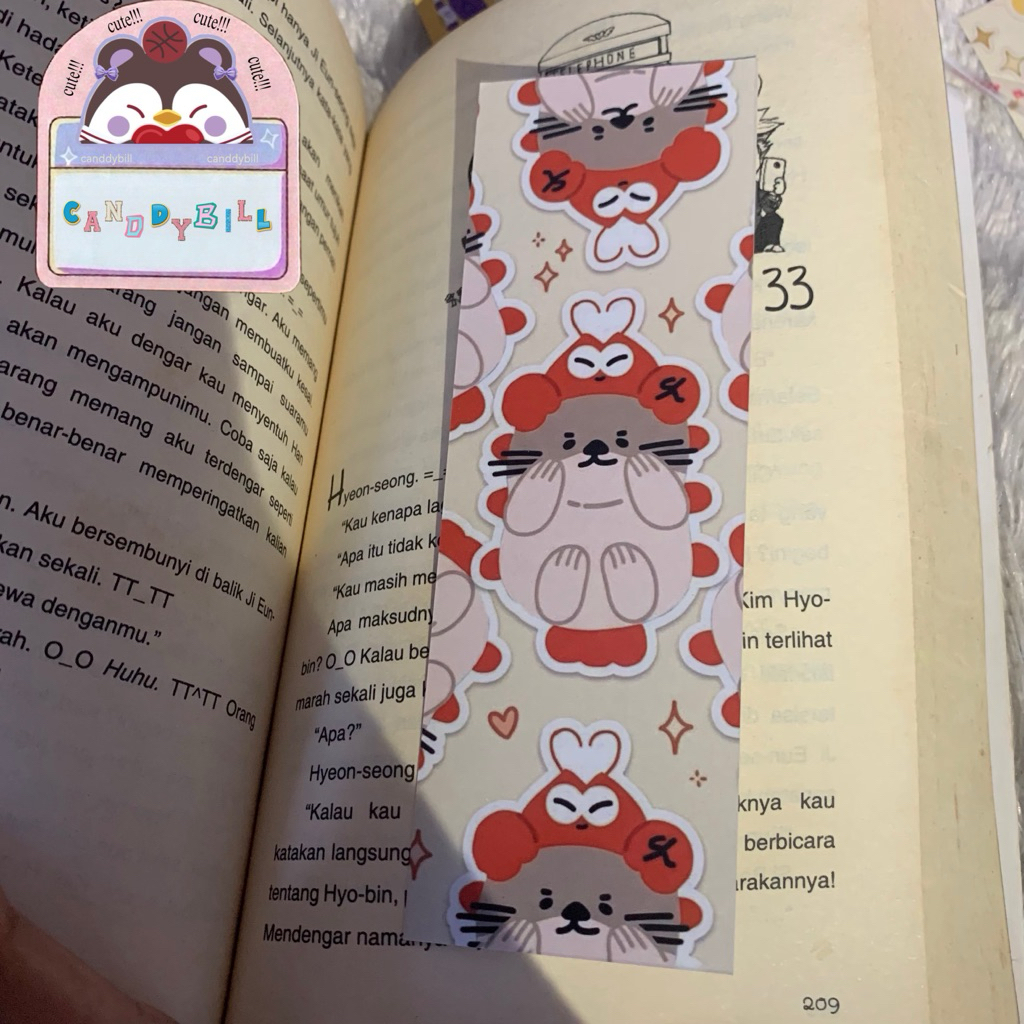 ที่คั่นหนังสือมาสคอต Gmmtv ที่คั่นหนังสือตัวละคร