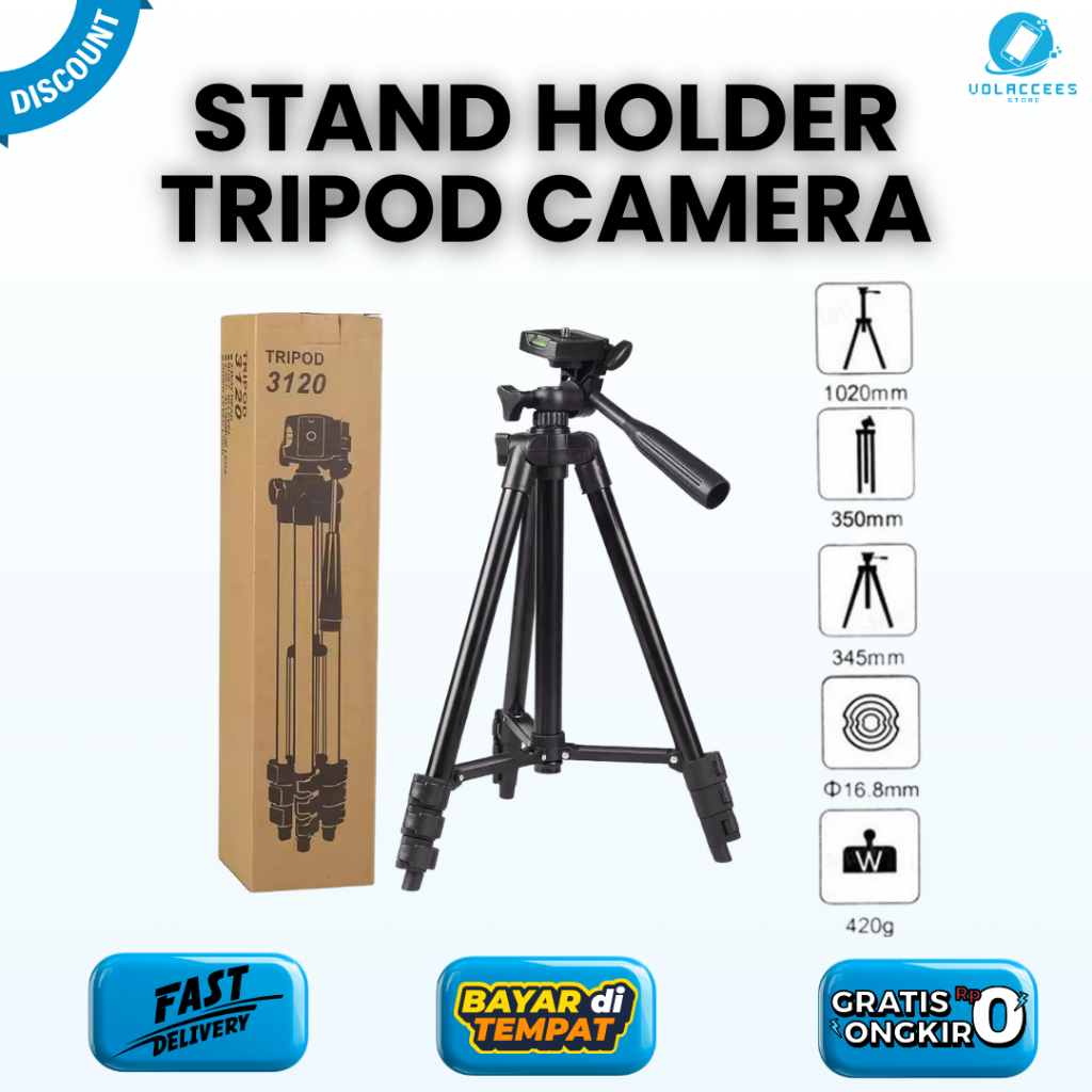 HP WEIFING TRIPOD 3120 / 3110 โทรศัพท์ UNIVERSAL และกล้อง TRIPOD + ฟรี U HOLDER และกล้อง TRIPOD กระเ