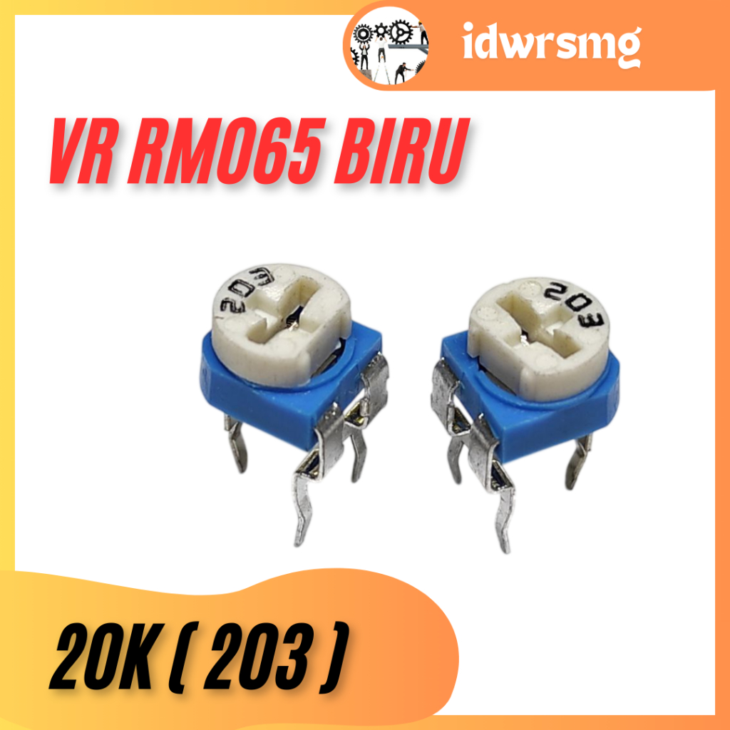 20 กิโล Ohm Trimpot Variable Resistor RM065 20K Ohm VR RM-065 20K R