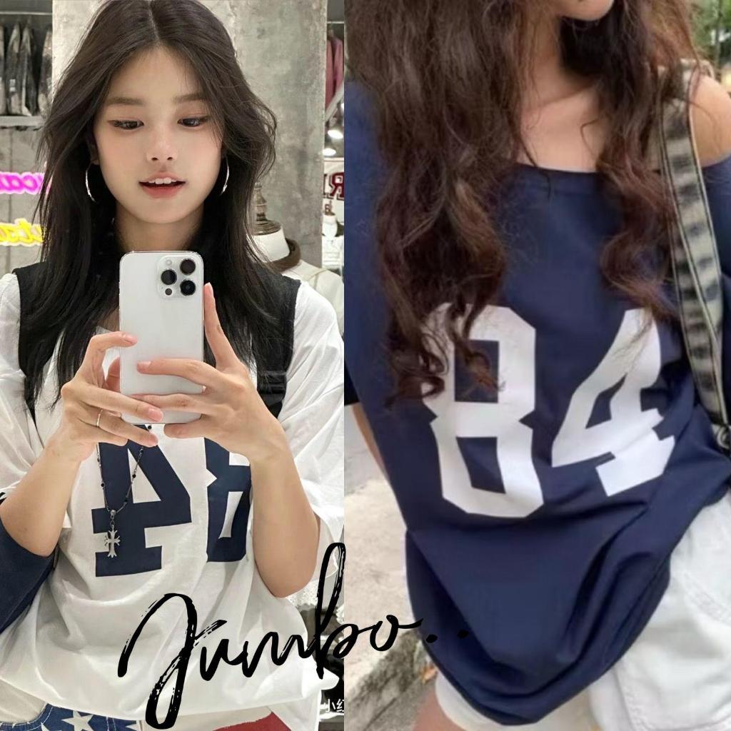 แฟชั่นอย่างสงบสุข เสื้อท็อปผู้หญิง OFFSHOULDER / เสื้อยืด JUMBO สําหรับผู้หญิง SABRINA 84