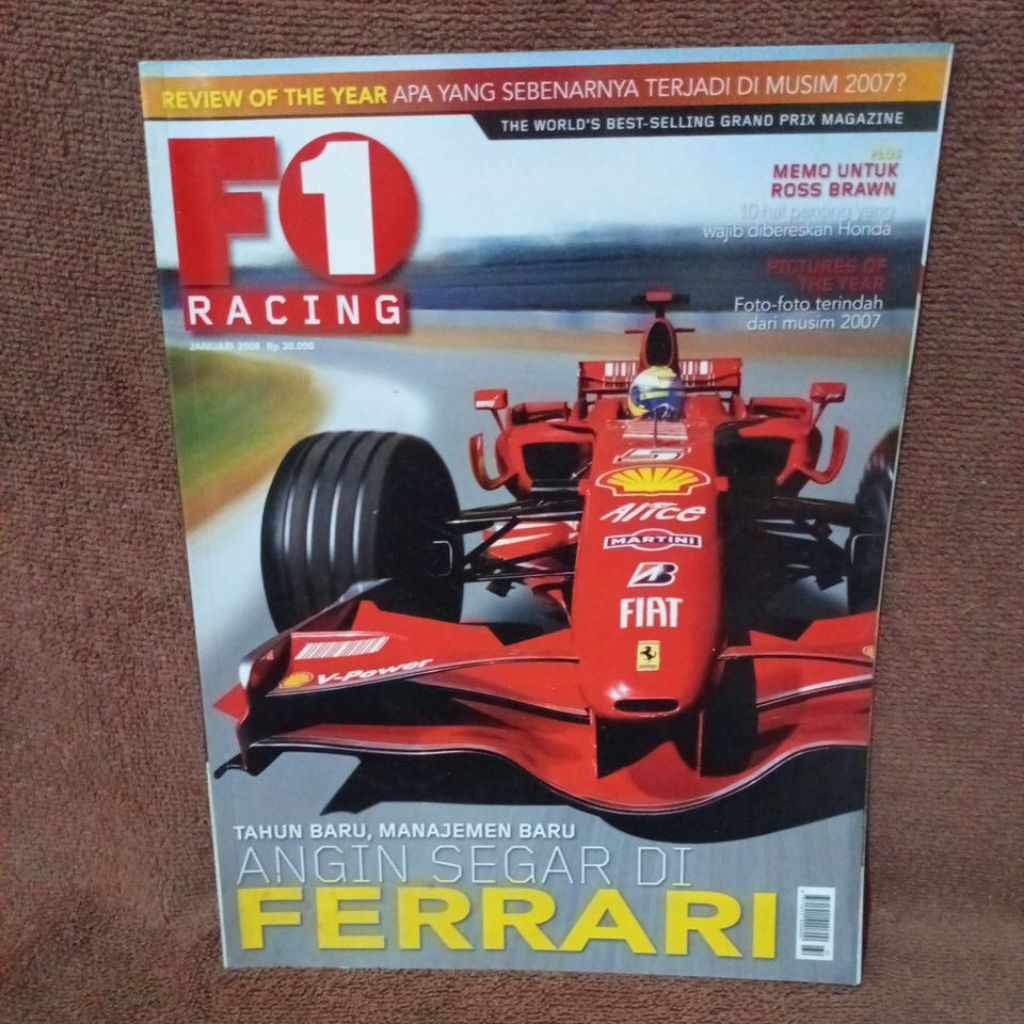 F1 RACING INDONESIA MAGAZINE JANUARY 2008