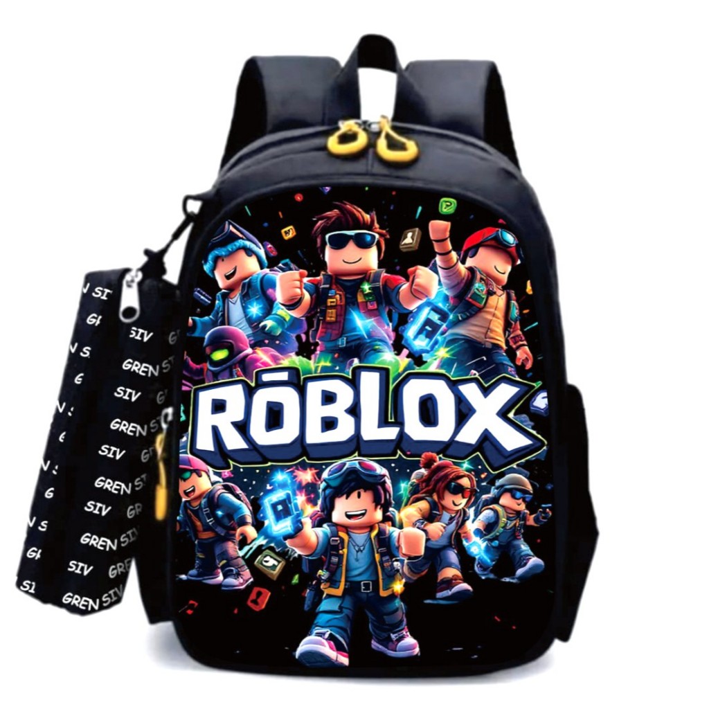 กระเป๋านักเรียนชายตัวอักษร PREMIUM ROBLOX กระเป๋าเป้ใหม่ล่าสุด เก็บเงินปลายทาง กระเป๋า Grensiv Official