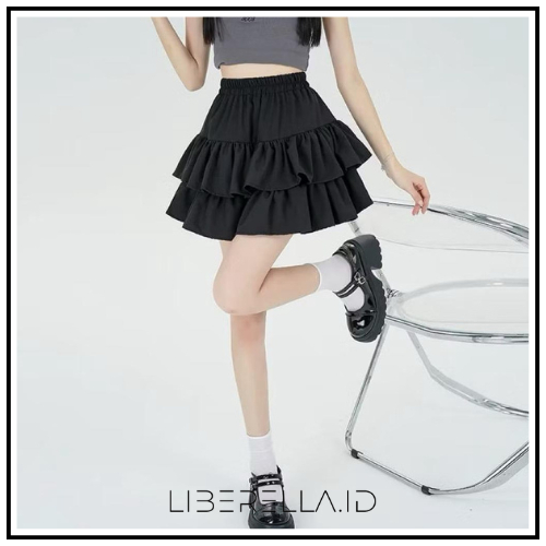 POLLY Mini Skirt Short Layered Skirt / Short Womens Skirt - LB003