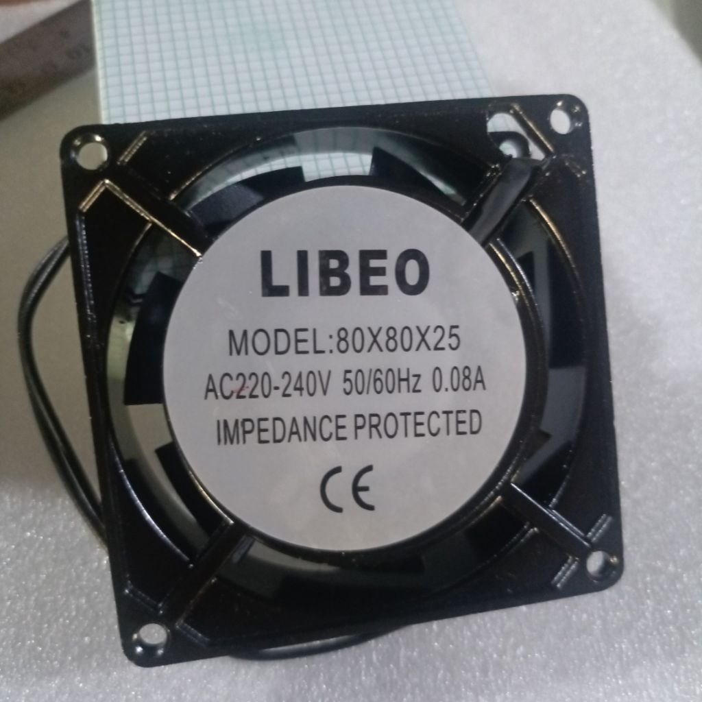 คุณภาพดี 8x8cm Libeo AC Fan 8cmx8cm Libeo AC Fan