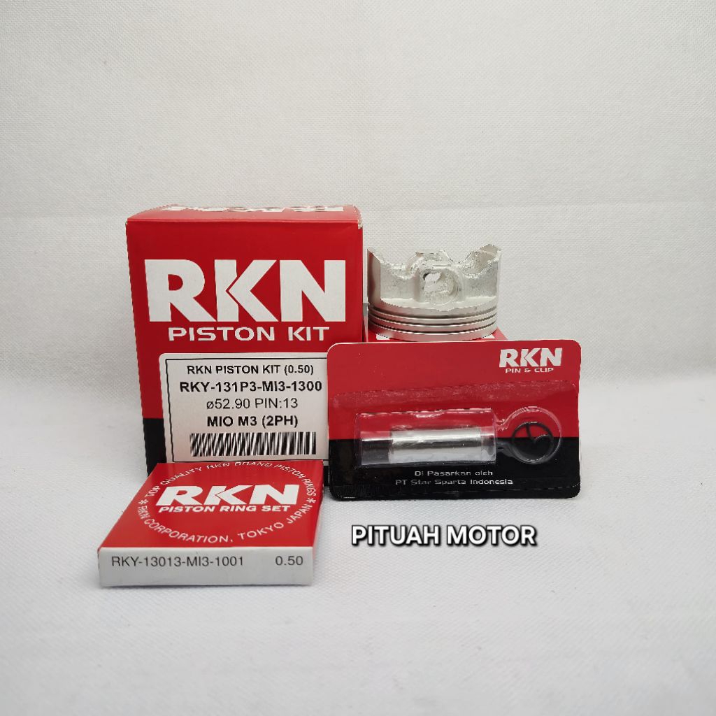 PISTON KIT MIO M3 OV 0.50 (131P3 MI3 1300) RKN ดั้งเดิม