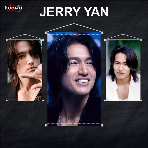 โปสเตอร์แขวนผ้า Jerry Yan F4 Tao Ming Se Forever – ความงามผ้าแบนเนอร์ของที่ระลึกของขวัญ