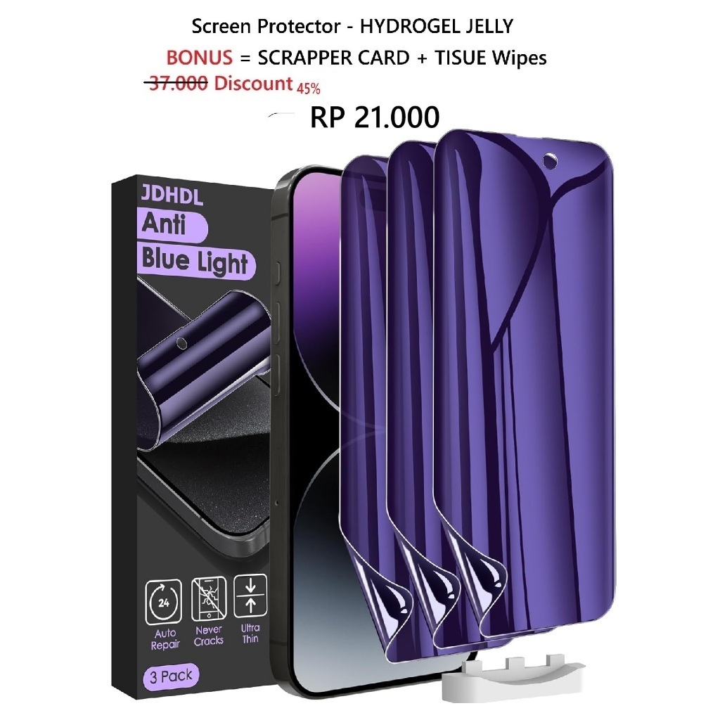 [ Hansvano ] Hydrogel Anti BLUE LIGHT MOTO Edge 70 60 Fusion / 60 Pro / Signature / G45 G06 G86 G57 