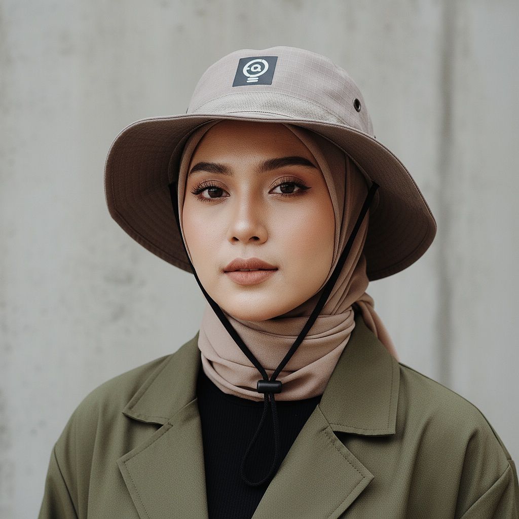 Analogibdgofficial - หมวกกลางแจ้งสําหรับผู้ใหญ่ Hijab Style Adventure Alam