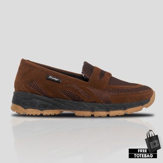 Prodigo * Sepatu Hybrid Loafers Pria Suede Klaten Brown - Slip On Casual Premium