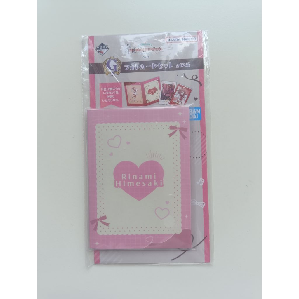 Ichiban Kuji Gakuen Idolm@ster Vol.4 - Rinami Photocard